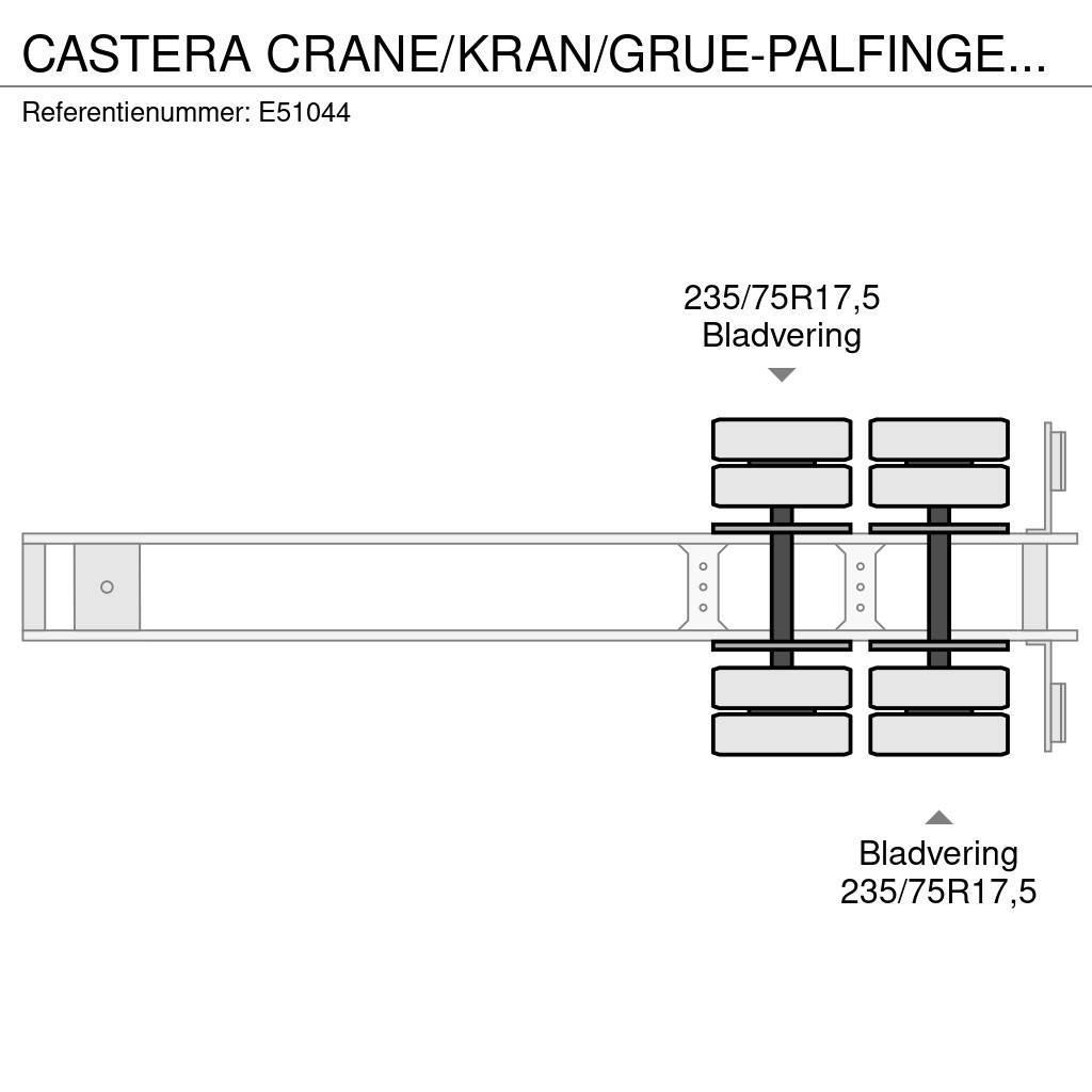 Castera CRANE/KRAN/GRUE-PALFINGER 22002 (2xHydr.) Poluprikolice labudice