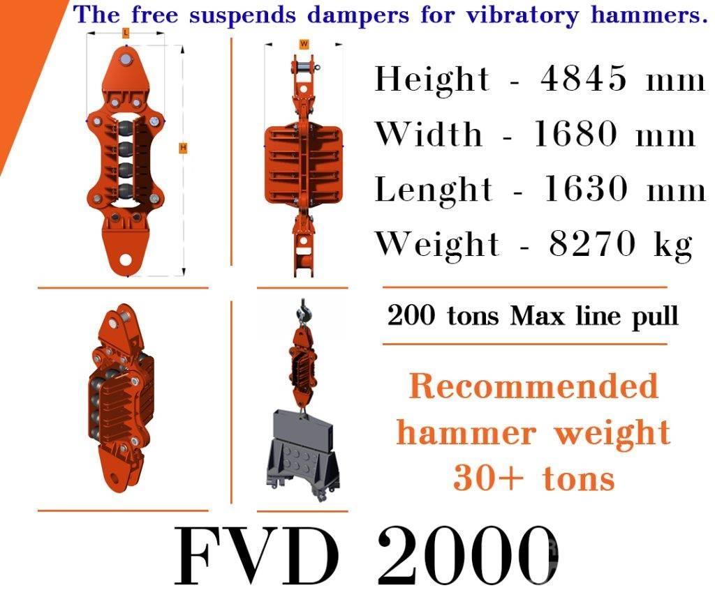  Finaros FVD 2000 Hidraulični čekići za nabijanje stubova