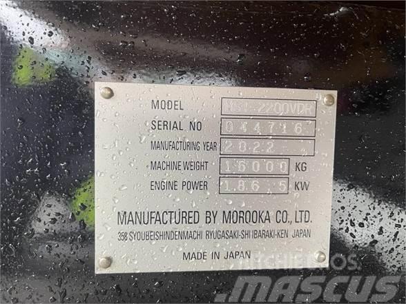 Morooka MST2200VDR Damperi na gusenice
