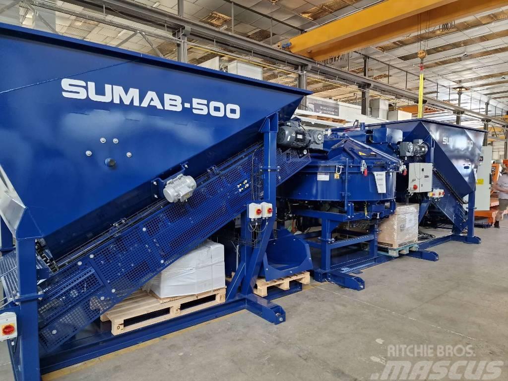  SUMAB 500 (mobile concrete batching plant) Betonare