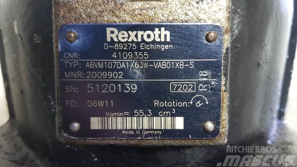 Rexroth A6VM107DA1/63W - Drive motor/Fahrmotor/Rijmotor Hidraulika