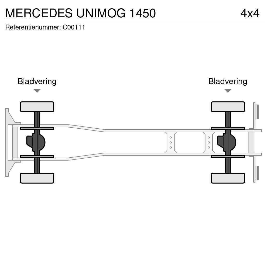 Mercedes-Benz UNIMOG 1450 Kiperi kamioni