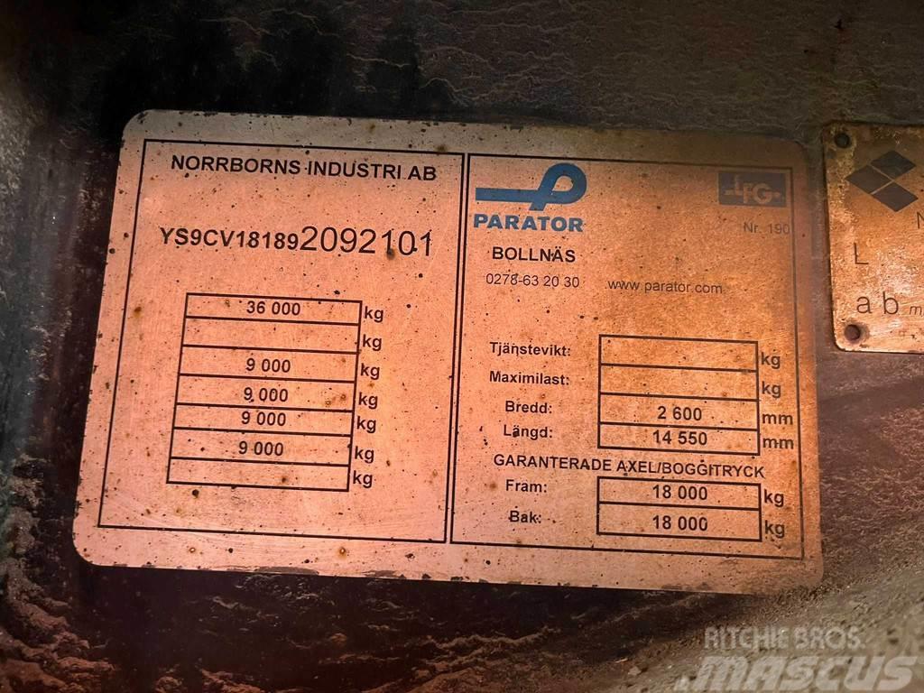 Parator CV 18-18 VECTOR 1850 / BOX L=12332 mm Prikolice za hladnjače