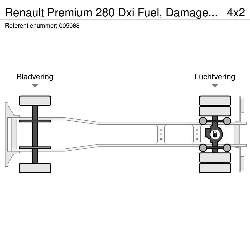 Renault Premium 280 Dxi Fuel, Damage Truck, 11.000 Liter Kamioni cisterne