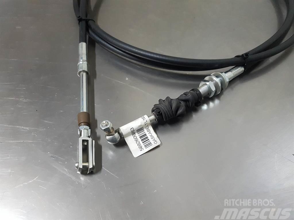 Terex TL160-5692609963-Throttle cable/Gaszug/Gaskabel Šasija i vešenje