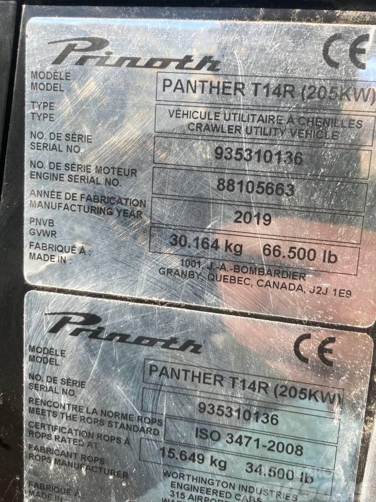 UTLEIE: Prinoth Panther T14R Damperi na gusenice