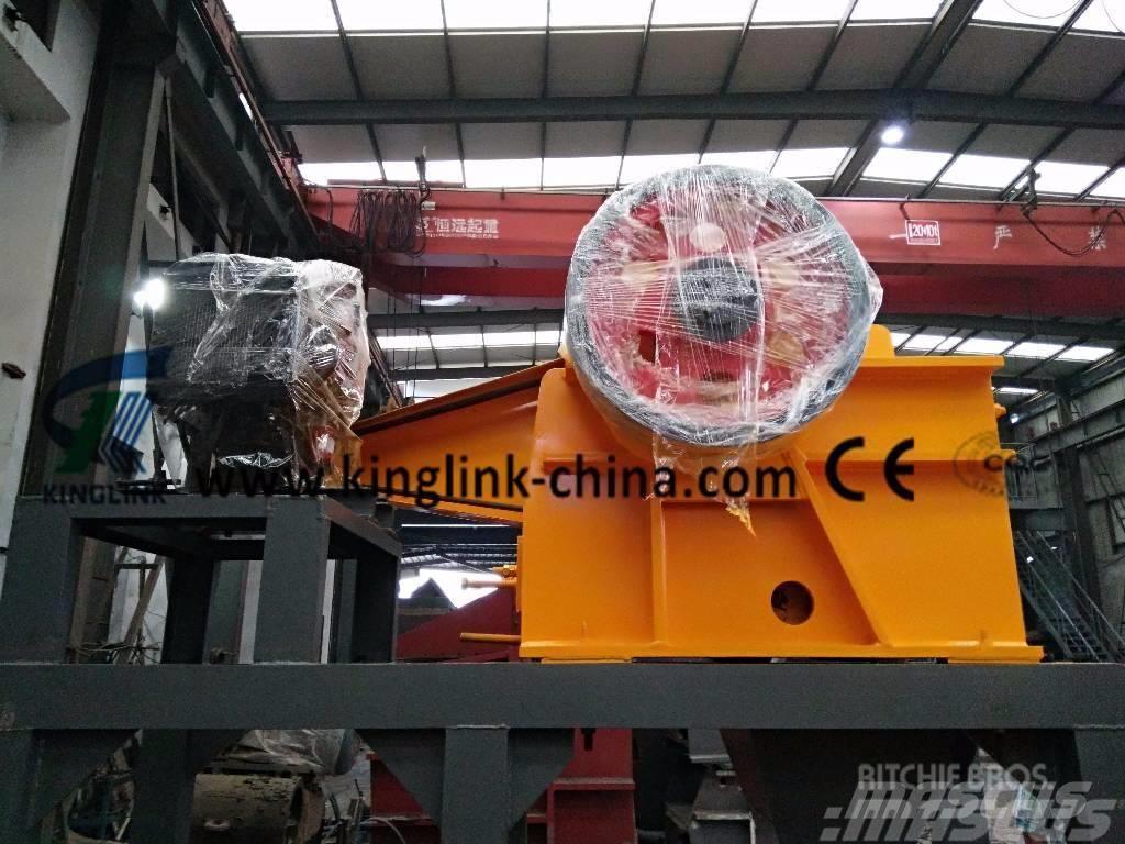 Kinglink Diesel Jaw Crusher PE-250x750 for Stone Crushing Drobilice