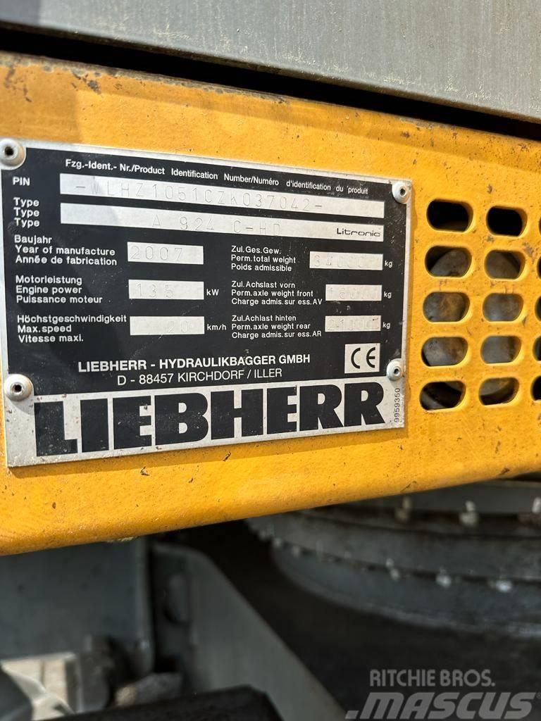 Liebherr A 924C-HD Bageri točkaši