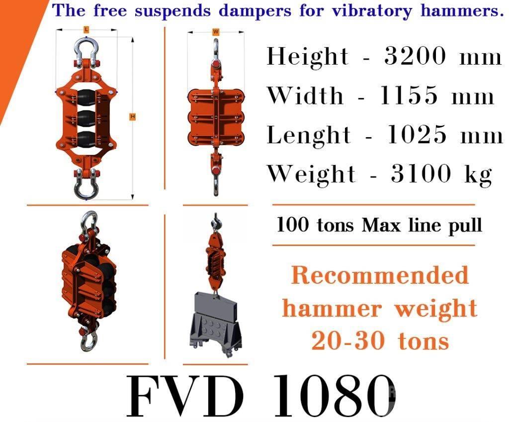  Finaros FVD 1080 Hidraulični čekići za nabijanje stubova