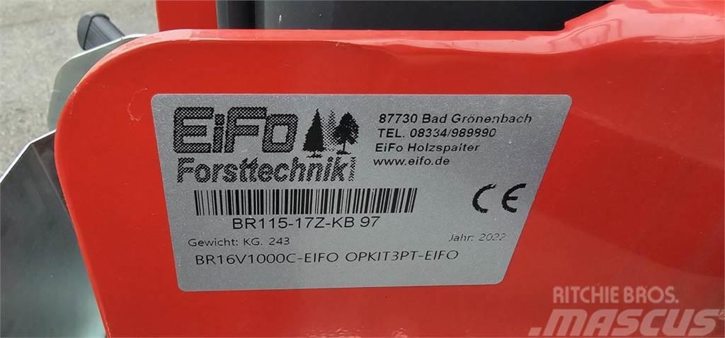  Eifo BR 115-17 Z-KB Cepači za drva, drobilice za drvo i strugači