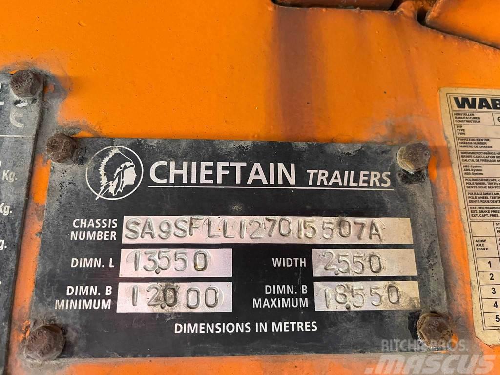 Chieftain SFLL 1270 PLATFORM L=9315 mm Poluprikolice labudice