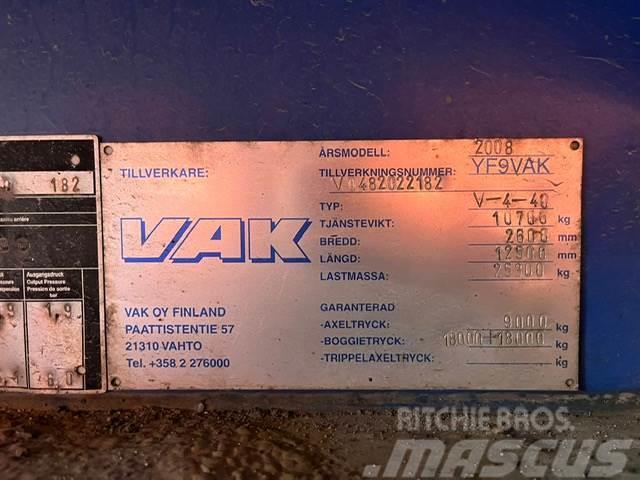 VAK V-4-40 VECTOR 1850 / BOX L=12385 mm Prikolice za hladnjače