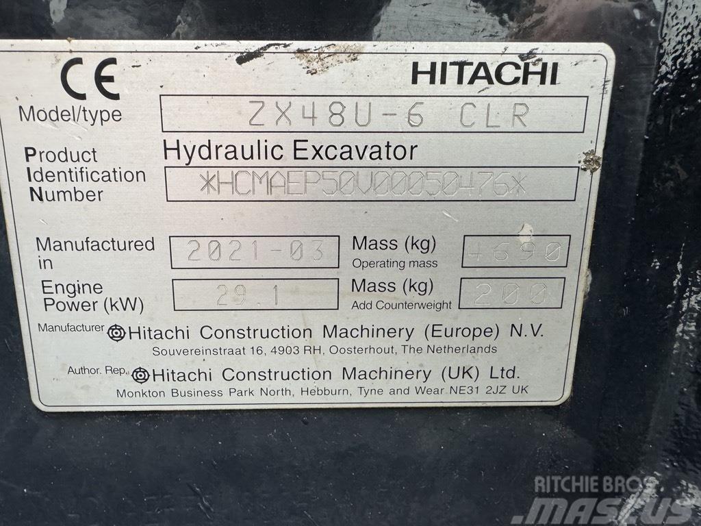 Hitachi ZX 48 U-6 Mini bageri < 7t