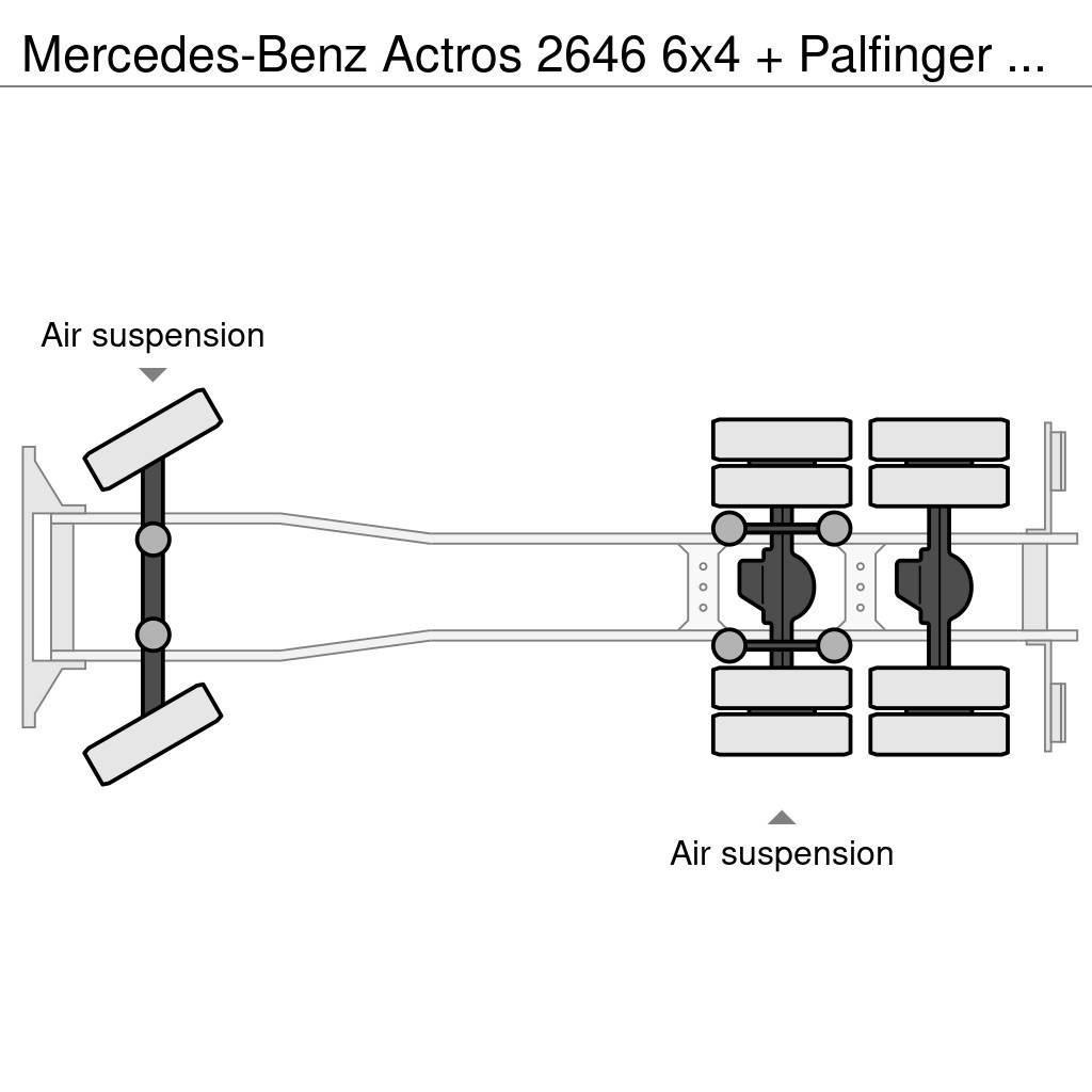 Mercedes-Benz Actros 2646 6x4 + Palfinger PK29002 D (winch) Polovne dizalice za sve terene