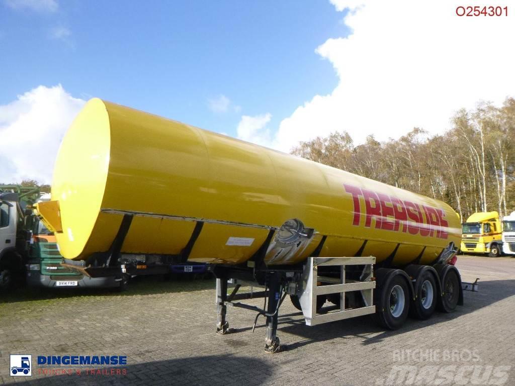  Crane Fruehauf Food (beer) tank inox 30 m3 / 2 com Poluprikolice cisterne