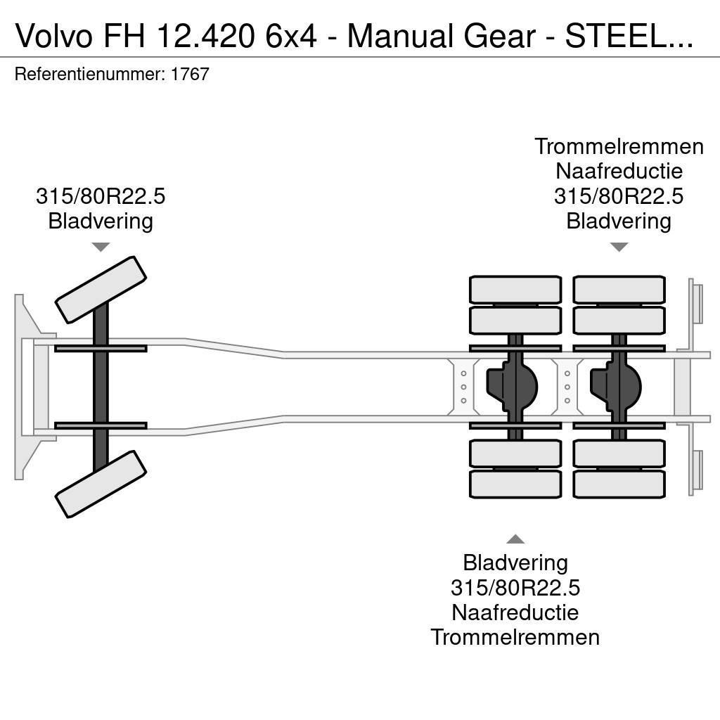 Volvo FH 12.420 6x4 - Manual Gear - STEEL/STEEL - Big Ax Kiperi kamioni