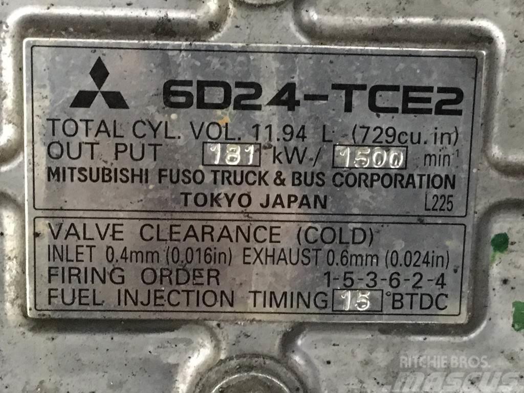 Mitsubishi 6D24-TCE2 USED Motori za građevinarstvo