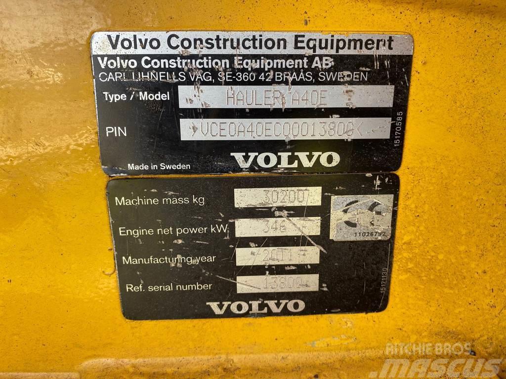 Volvo A40E Zglobni damperi