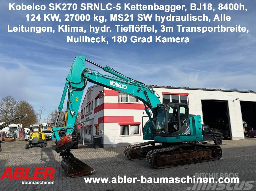 Kobelco SK270 SRNLC-5 Kettenbagger Kurzheck MS21 Klima Bageri guseničari