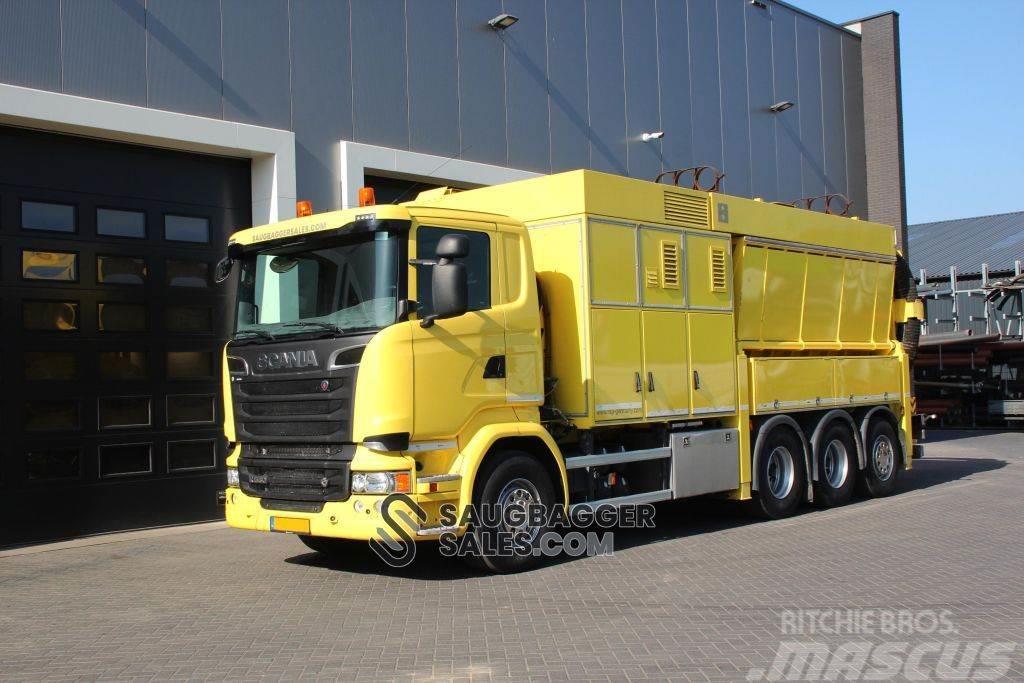 Scania R580 V8 RSP 3 Turbine Saugbagger Kombi vozila/ vakum kamioni