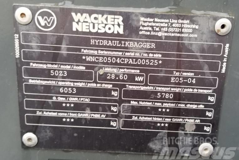 Wacker Neuson 50Z3 Bageri guseničari