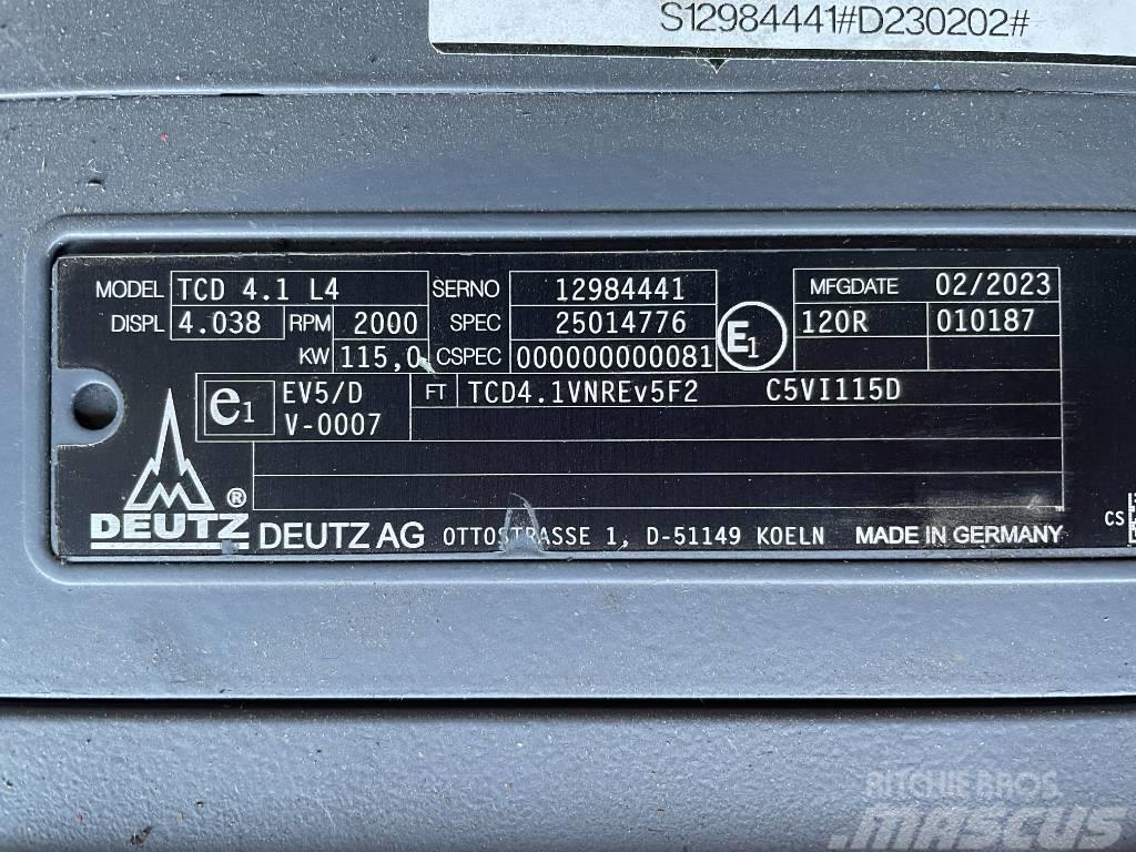 Deutz TCD4.1L4 - 105 kVA Stage V Generator - DPX-19011 Dizel generatori