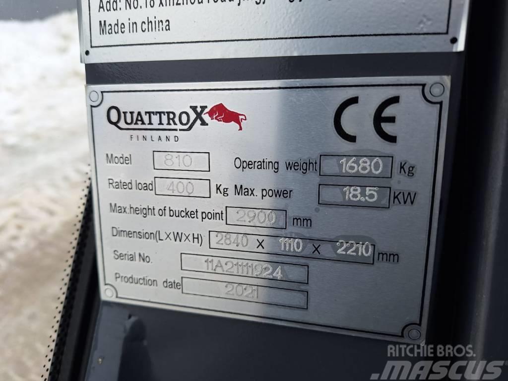  Quattrox 810 KAUHA+PIIKIT Mini utovarivači