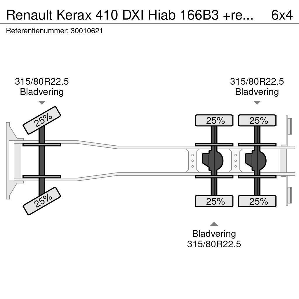 Renault Kerax 410 DXI Hiab 166B3 +remote Kamioni sa kranom