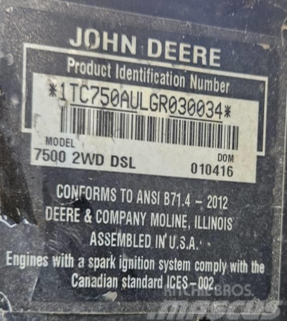 John Deere 7500 A Traktorske kosilice