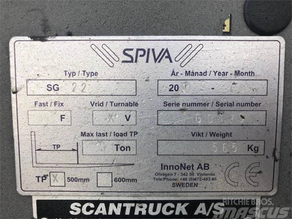  Spiva/Innonet 5T Vridbar Građevinarske viljuške