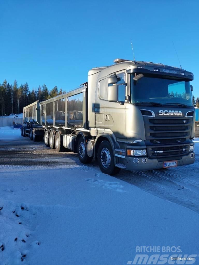 Scania R730 - 58 m3 yhdistelmä LB10x4*6HNB Kiperi kamioni