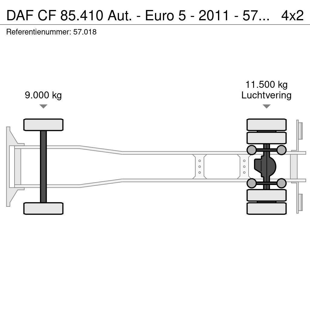 DAF CF 85.410 Aut. - Euro 5 - 2011 - 57.018 Kiperi kamioni