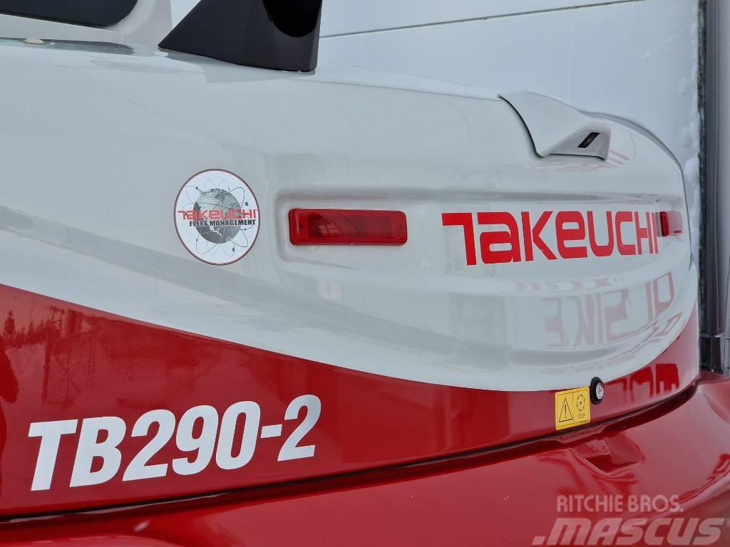 Takeuchi TB290-2 2PC med SMP rotortilt Mini bageri < 7t