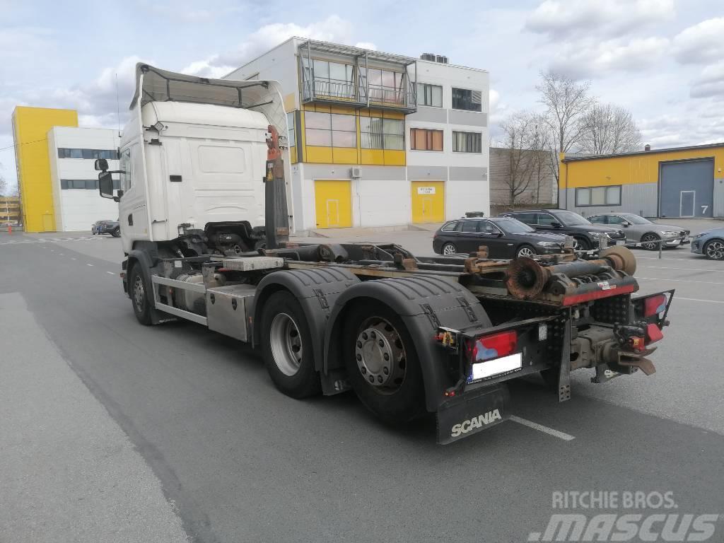 Scania R580 V8 AJK HYDROLIFT, HL20-6180 Rol kiper kamioni sa kukom za podizanje tereta