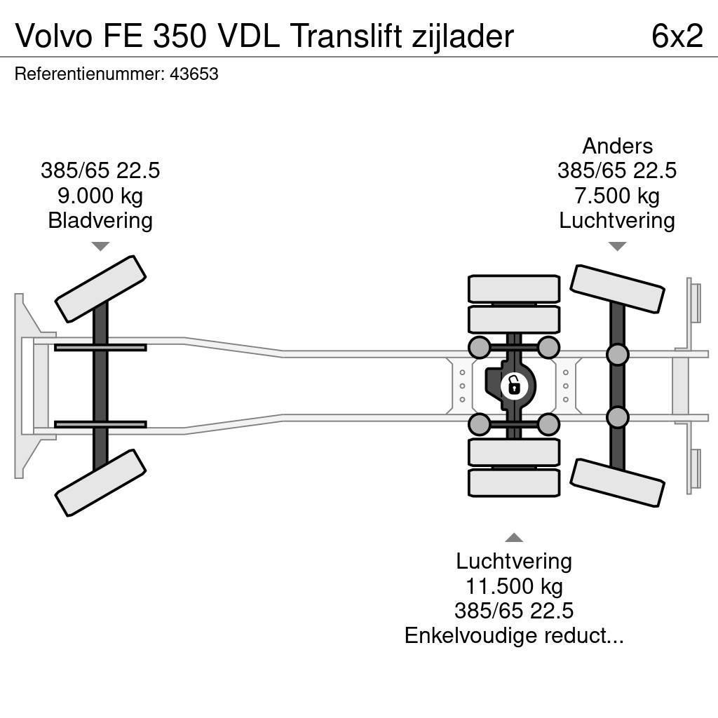 Volvo FE 350 VDL Translift zijlader Kamioni za otpad