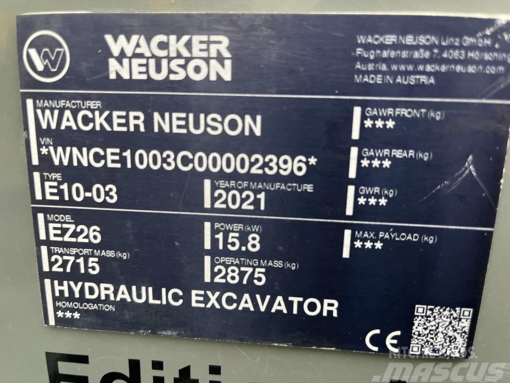 Wacker Neuson EZ 26 Mini bageri < 7t