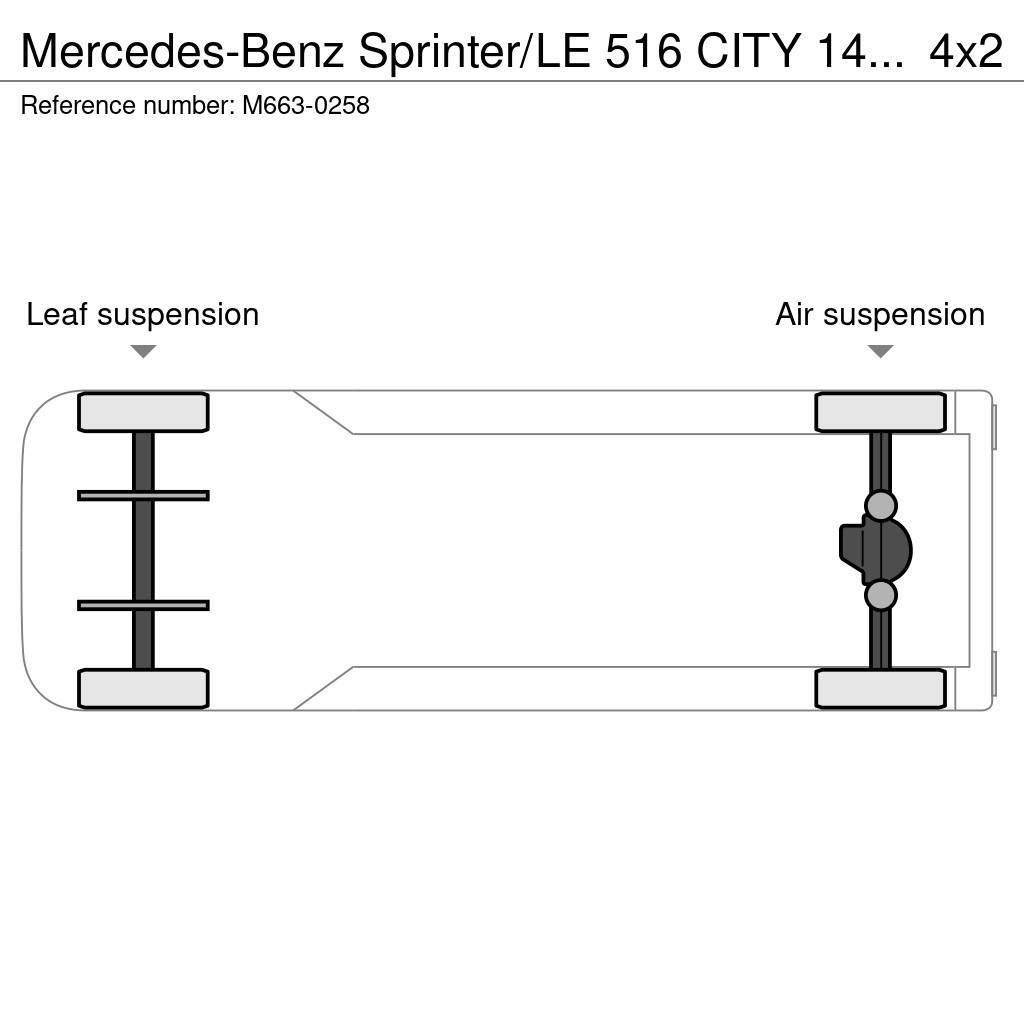Mercedes-Benz Sprinter/LE 516 CITY 14 PCS AVAILABLE /PASSANGERS Mini autobusi