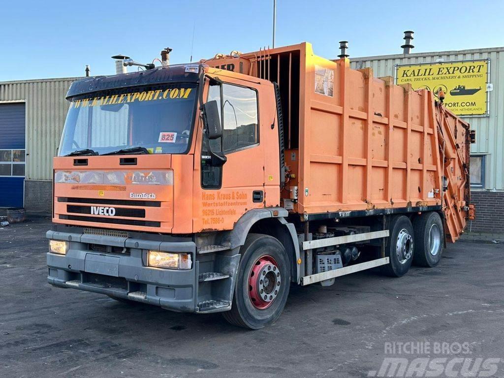 Iveco 180E30 Garbage Truck 6x2 Haller Good Condition Kamioni za otpad