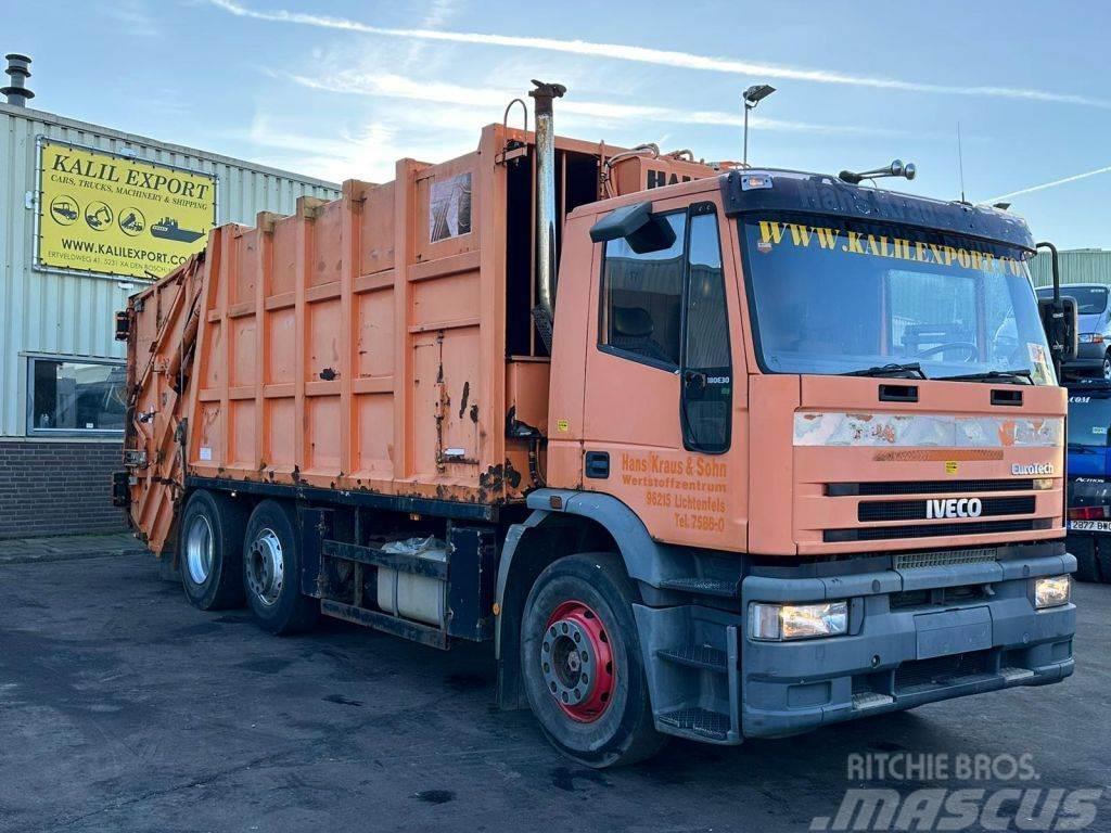 Iveco 180E30 Garbage Truck 6x2 Haller Good Condition Kamioni za otpad