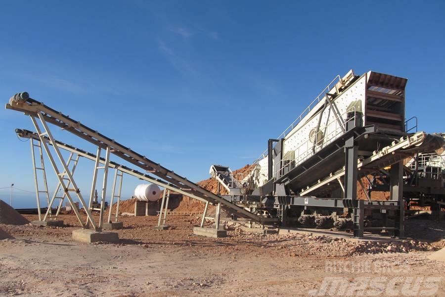 Liming 400tph gypsum mobile crushing plant Fabrike za separaciju
