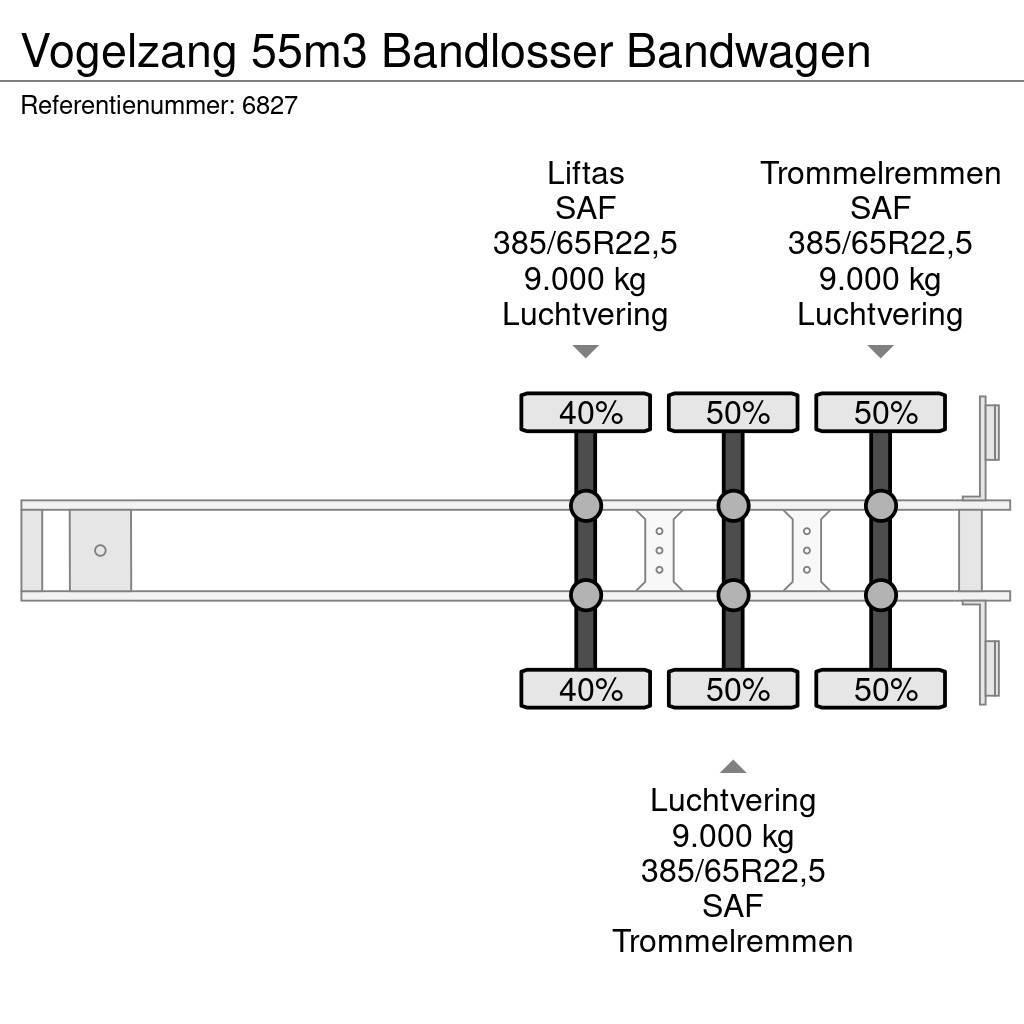 Vogelzang 55m3 Bandlosser Bandwagen Ostale poluprikolice