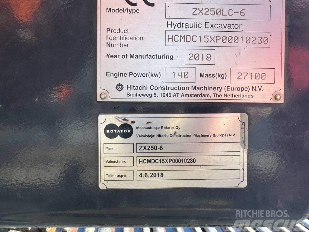 Hitachi ZX 250 LC N-6 Bageri guseničari