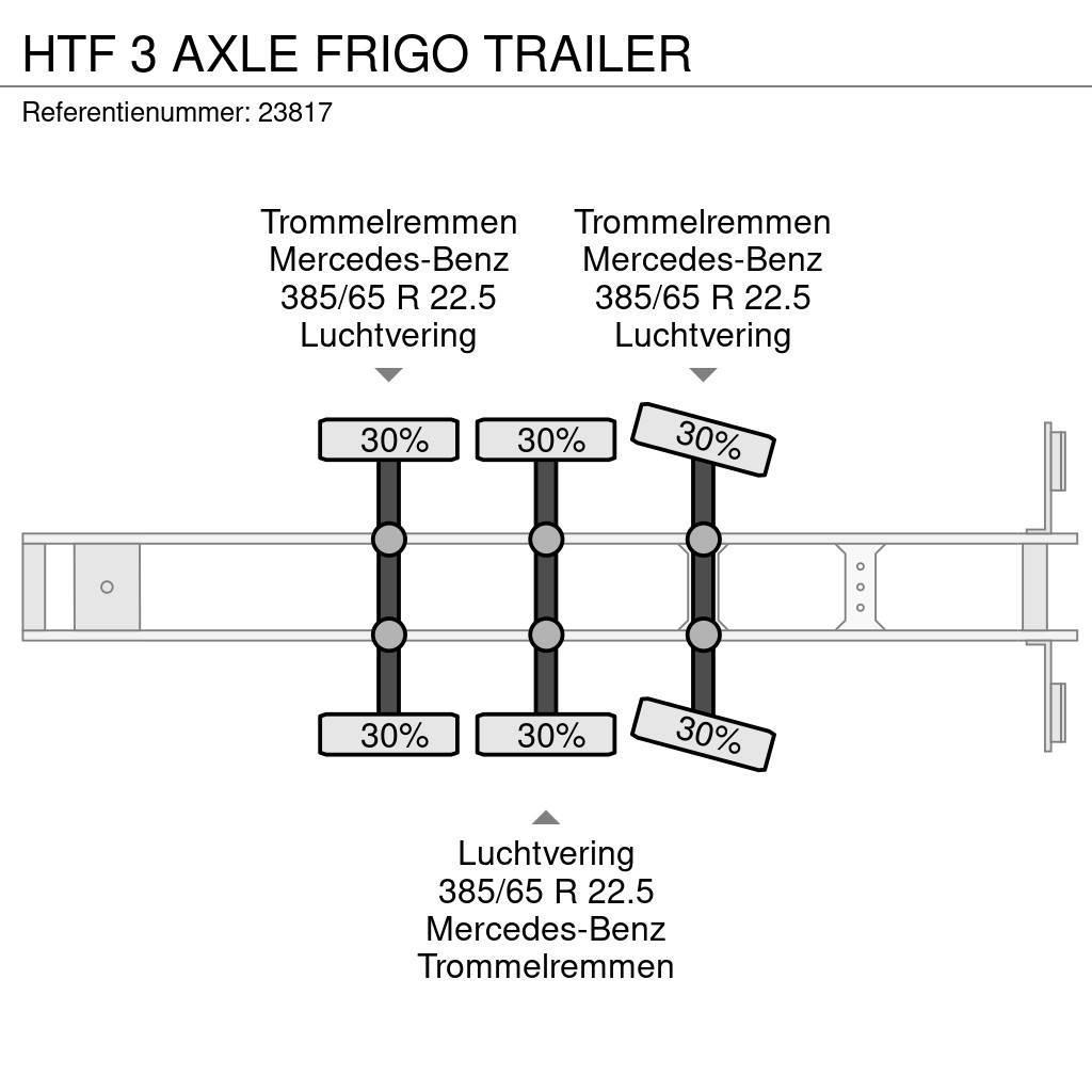 HTF 3 AXLE FRIGO TRAILER Poluprikolice hladnjače