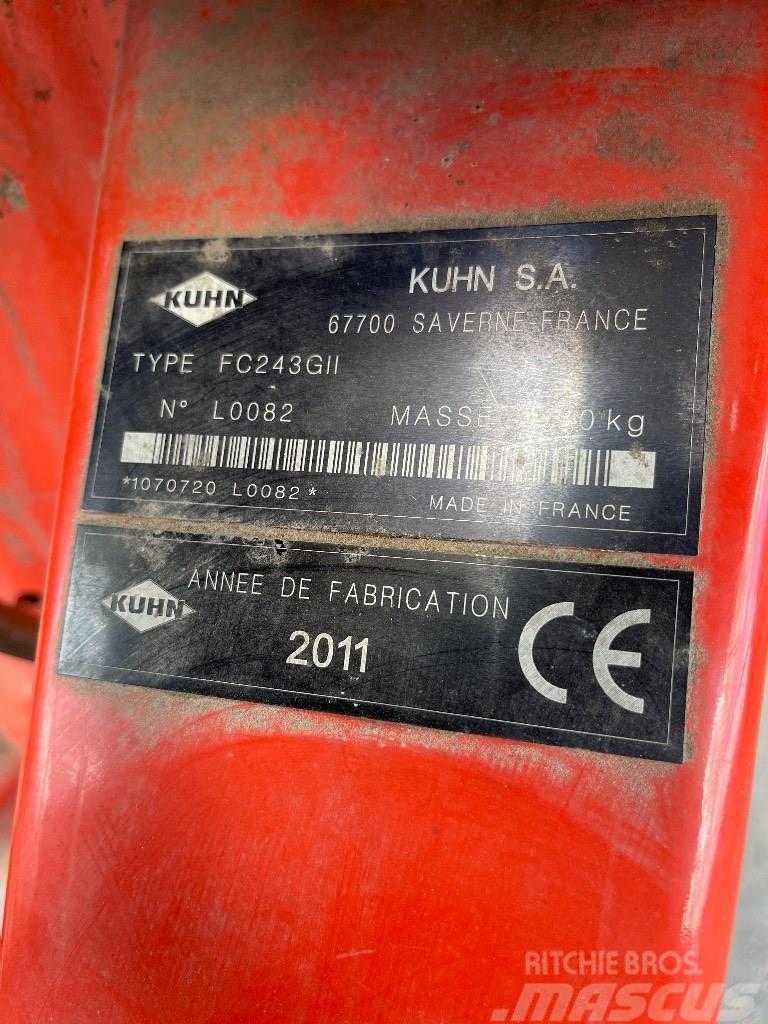 Kuhn FC 243 G II Uređaji za kosačice