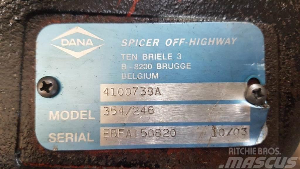  Dana Spicer 354 / 246 - Ahlmann AZ 150 - Transmiss Transmisija