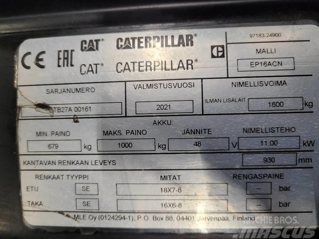 CAT EP16 ACN Električni viljuškari