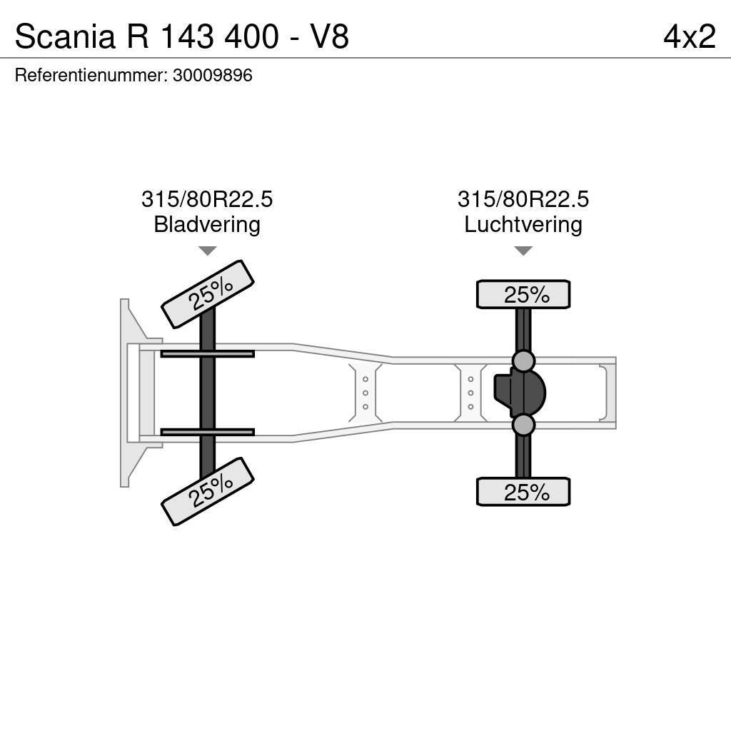 Scania R 143 400 - V8 Tegljači