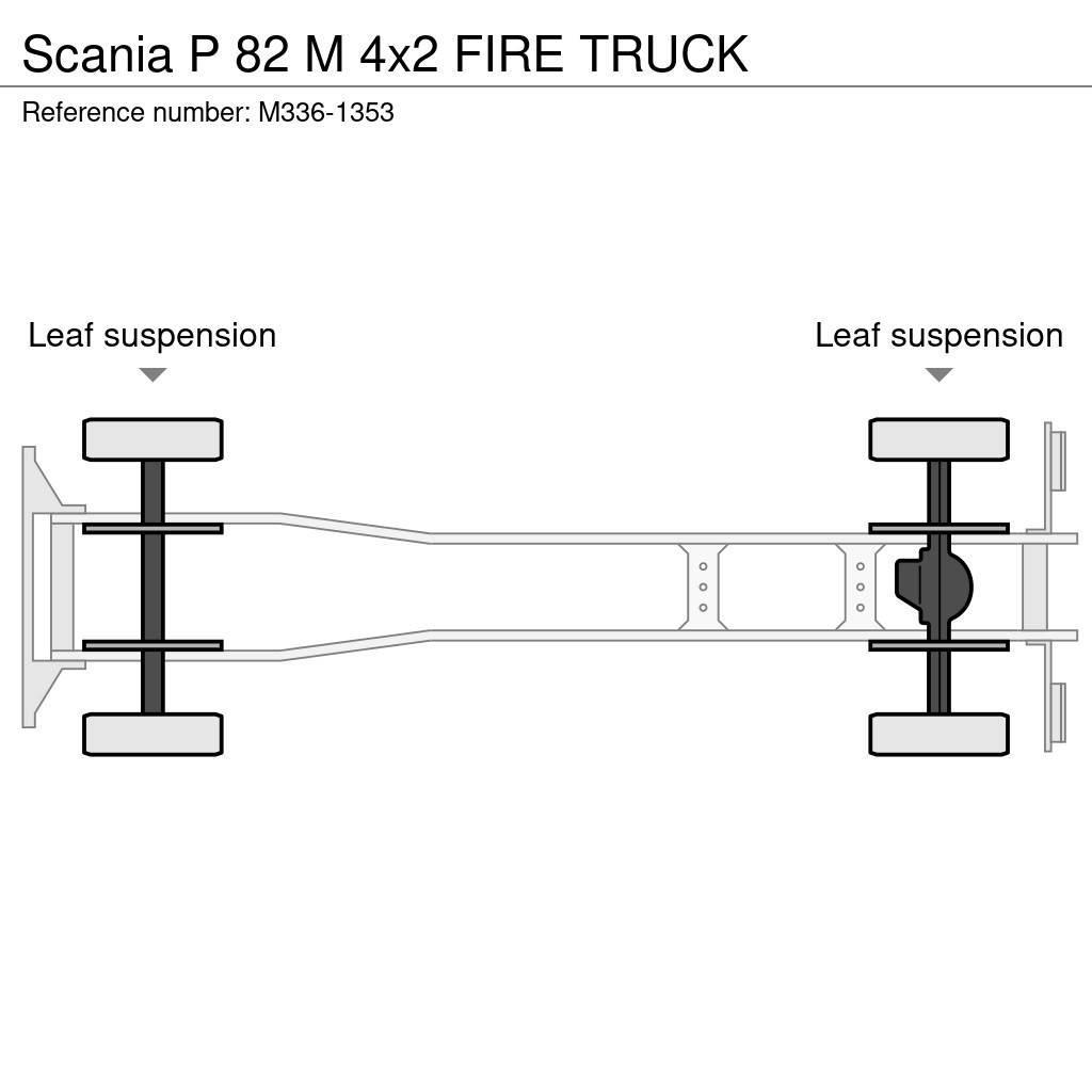 Scania P 82 M 4x2 FIRE TRUCK Vatrogasna vozila