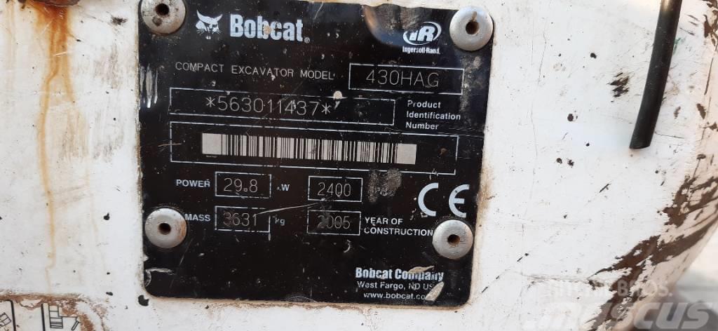 Bobcat 430 HAG Mini bageri < 7t
