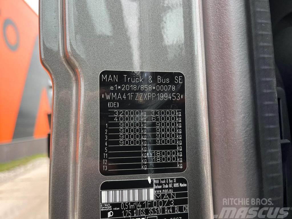 MAN TGS 35.510 8x4 HIAB X-HIPRO 858E-8 + JIB + WINCH / Kamioni sa kranom
